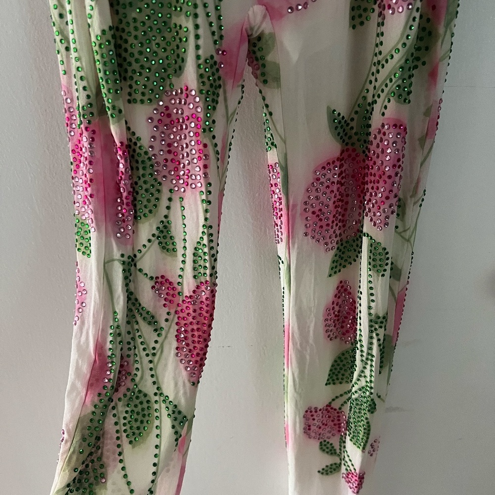 Dolls Kill BANJUL Rhinestone Jumpsuit - Picture 5 of 7